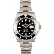 Replica Cheap Rolex Black Ceramic Submariner 116610 Mens JW1652