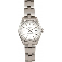 Replica Ladies Rolex Steel Oyster Perpetual 69190 JW0360