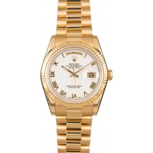 Replica Rolex Day-Date 118238 Yellow Gold President JW1999