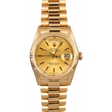 Replica Rolex President 18038 Day-Date Yellow Gold JW2306