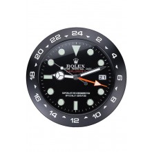 Rolex Explorer II Wall Clock Black 622477