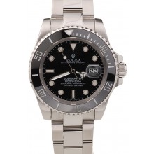 Rolex Submariner Black Ceramic Tachymeter Black Dial 98235