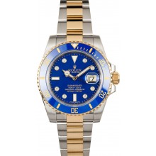 Rolex Submariner Two Tone 116613 Diamond Dial JW2506