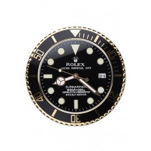 Rolex Submariner Wall Clock Black-Gold 622476