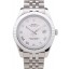 Imitation Rolex Datejust White Radial Dial Ribbed Bezel 7478