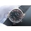 Knockoff High Quality Rolex Cellini Danaos 4243 Black Dial Black Leather Strap WJ00186