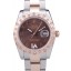 Quality Rolex Datejust Diamond Bezel Brown Dial 7465