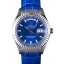 Replica Rolex Day-Date Oyster Collection Blue Leather Band 621490