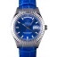 Replica Rolex Day-Date Oyster Collection Blue Leather Band 621490