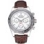 Rolex Cosmograph Daytona Stainless Steel Case White Dial Brown Leather Bracelet 622631