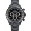 Rolex Daytona Black Ion Plated Tachymeter Black Stainless Steel Strap Black Dial 80247