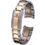 Rolex Plated Yellow Gold and Stainless Steel Link Bracelet 622485