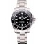 Swiss Rolex Submariner No Date Black Dial And Bezel Stainless Steel Case And Bracelet