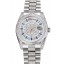 Top Replica Swiss Rolex Day Date Diamond Pave Dial And Bezel And Stainless Steel Bracelet