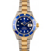 Blue Rolex Submariner 16613 Mens JW0045