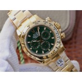 Cheap Rolex Rolex Daytona 116508 Plated 904L Case and Bracelet Green Dial WJ00834