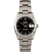 Copy AAAAA Rolex Datejust Black Dial 16234 JW1919