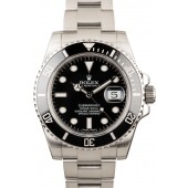 Fake AAA Rolex Submariner Black Dial 116610 Ceramic Bezel JW2480