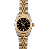 Fake Ladies Rolex Oyster Perpetual 67193 100% Authentic JW0339
