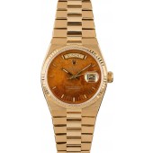 High Quality Replica Rolex OysterQuartz Day-Date 19018 Wood Dial JW2287