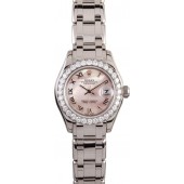 Knockoff Ladies Rolex Pearlmaster Diamond Bezel JW0350