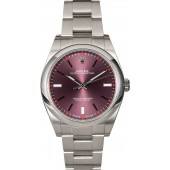 Luxury Rolex Oyster Perpetual 39MM 114300 Red Grape JW2252