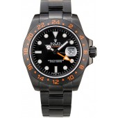 Replica AAA Rolex Explorer Black Ceramic Bezel Black Dial Tachymeter