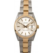 Replica Men's Rolex Date 15003 Two-Tone Oyster JW0678