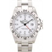 Replica Rolex Explorer Stainless Steel Tachymeter White Dial