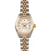 Replica Rolex Lady-Datejust 79173 Silver Dial JW0561