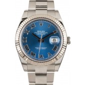 Rolex Datejust 41 Ref 126334 Blue Roman Dial JW1912