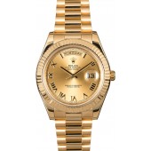 Rolex Day-Date 218238 Champagne Roman Dial JW2010