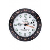 Rolex Explorer II Wall Clock Black-Orange 622479