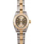 Rolex Ladies Oyster Perpetual 67193 Fluted Bezel JW0497