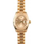 Rolex Ladies President 179178 Champagne JW0508