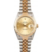 Rolex Men's Datejust Two tone 16013 JW2200