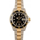 Rolex Submariner 16803 Two Tone Black Dial JW2471