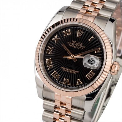 rolex datejust sunburst dial